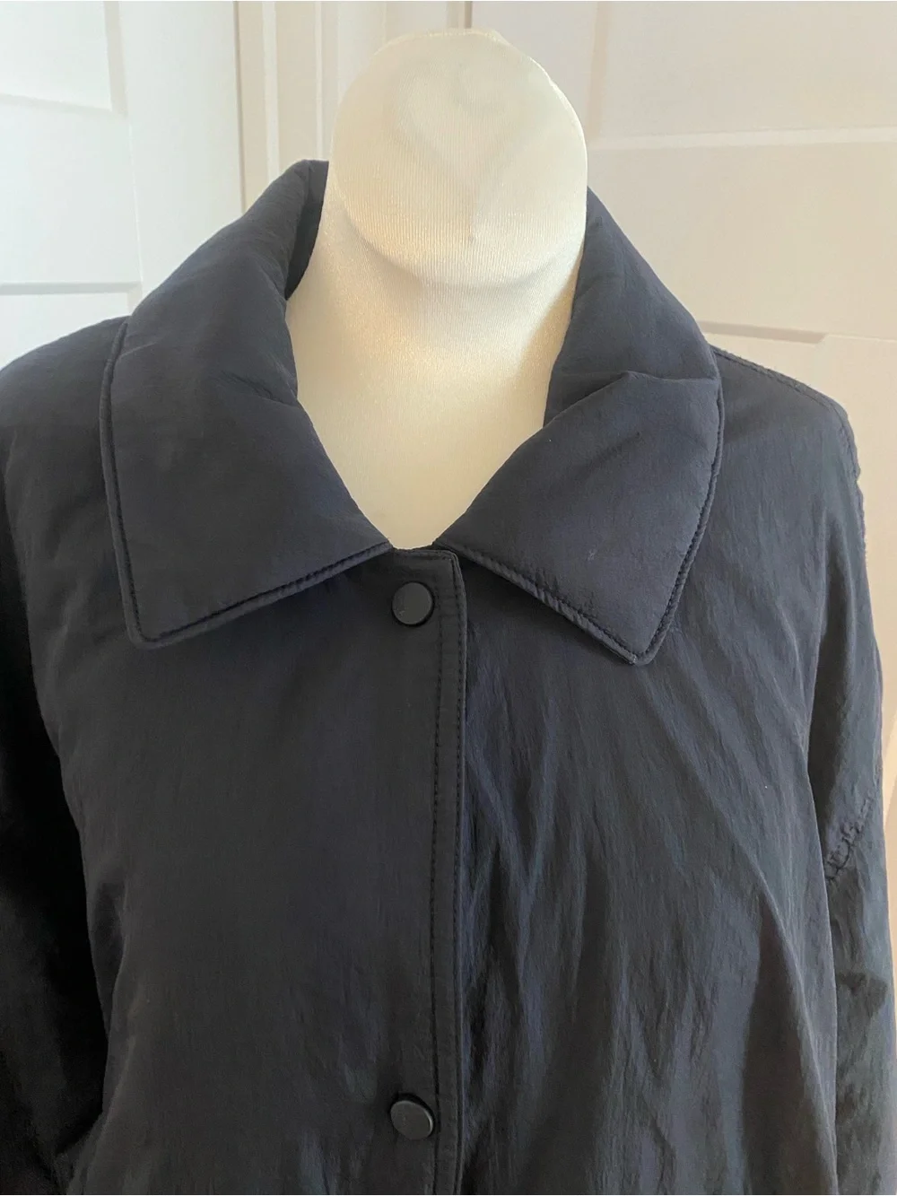 Free people off the bleachers coaches jacket Lightweight Black Women's medium
